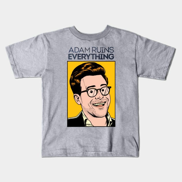 Adam Ruins Everything Kids T-Shirt by carbine